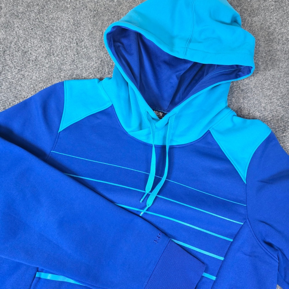 Under‎ Armour Storm Hoodie Mens Medium Blue Athletic Pullover Long Sleeve